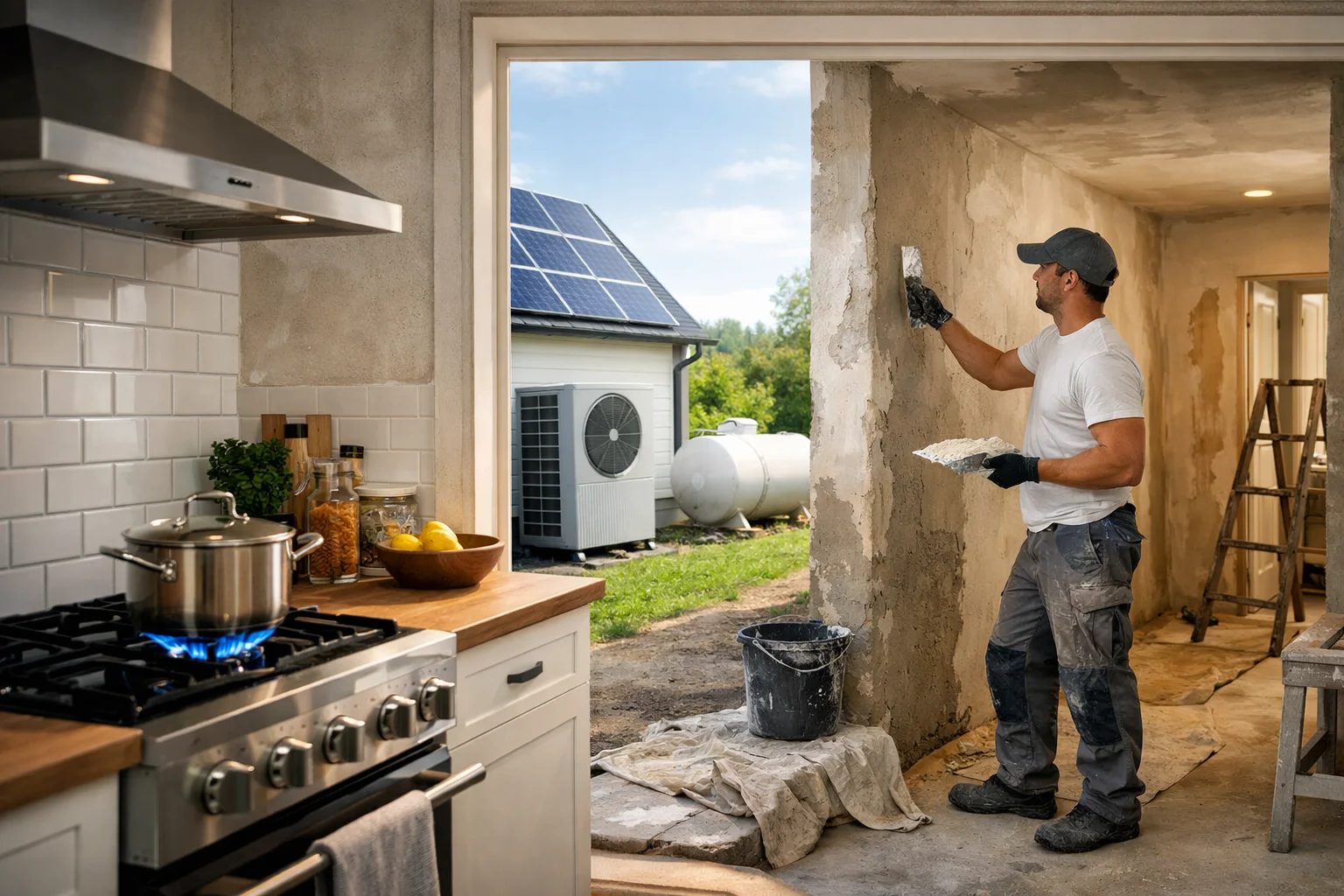 Электричество загнало в долги: почему мы решили подключать газ и что делаем с домом после ремонта кухни