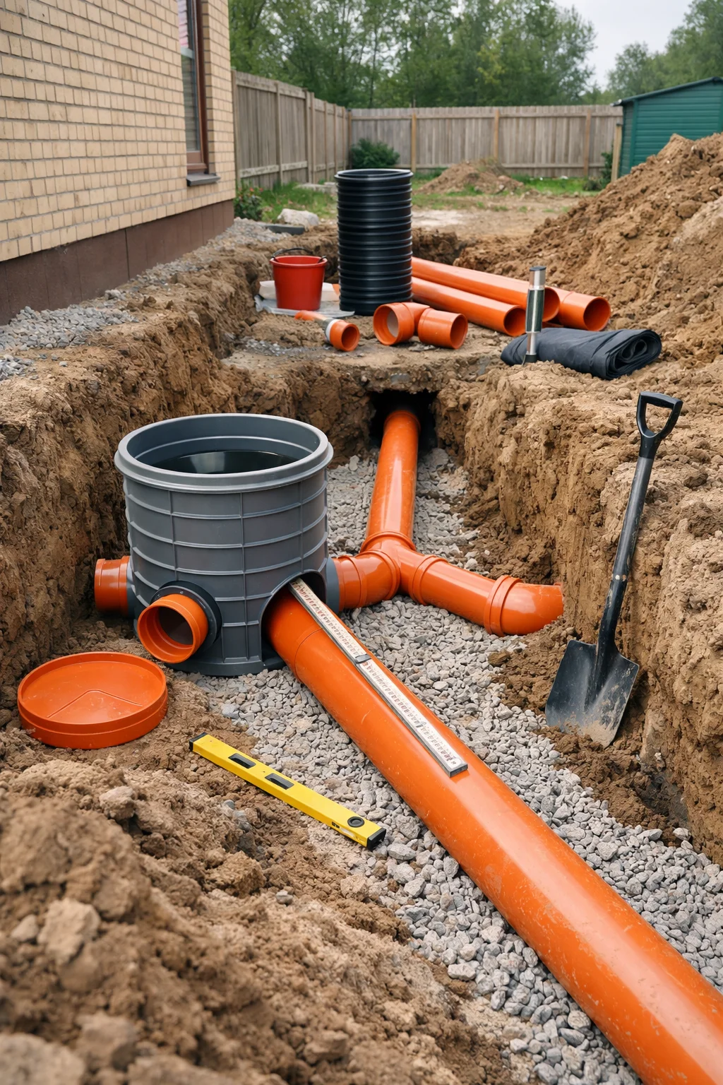 Наружная канализация своими руками: как проложить трубы без ошибок